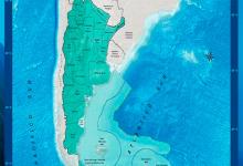 mapa Argentina límites marítimos