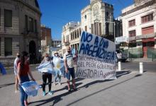 La protesta también tuvo su convocatoria en Paraná