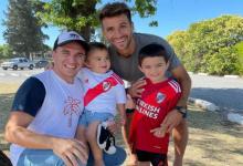 Mariano Werner presenció la práctica de River en la previa del Trofeo de Campeones