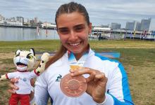 La gualeguaychuense Martina Vela aportó otra medalla a la cosecha del canotaje argentino
