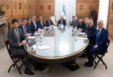 Imagen de archivo de Guillermo Francos con los gobernadores de Juntos por el Cambio.