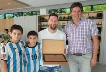 Messi fue declarado Ciudadano Ilustre de Funes y agradeció “por el cariño de siempre”