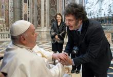 El encuentro del Papa Francisco y Javier Milei.