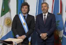Imagen de archivo de Javier Milei y Rogelio Frigerio.
