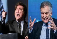Javier Milei y Mauricio Macri.