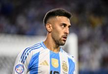 Nicolás González no estará disponible para los próximos partidos de la selección argentina