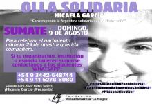 Olla solidaria Micaela García