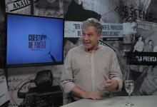Pedro Galimberti en el programa “Cuestión de Fondo” (Canal 9, Litoral).
