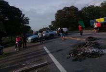 corte de ruta pescadores 