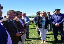 Imagen de archivo de cuando la ministra Rosario Romero se interiorizó en el territorio sobre el funcionamiento del Protocolo de Buenas Prácticas Agropecuarias.