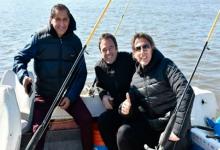 Ramón Díaz pescando en Entre Ríos
