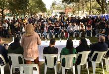 El acto fue organizado en el camping de Fatsa por las 62 Organizaciones Sindicales Peronistas de Paraná. 