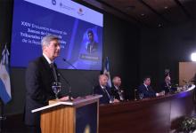 El presidente de la Corte Suprema, Horacio Rosatti, en un encuentro de jueces de tribunales orales en San Juan.