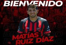 Patronato confirmó la contratación del defensor lateral Matías Ruiz Díaz