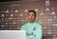 Lionel Scaloni: “Estos jugadores son la representación de los hinchas en la cancha”