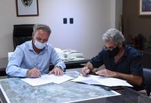 Darío Schneider con Gustavo Reitano