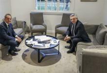 Imagen de archivo de Daniel Scioli y Alberto Fernández.