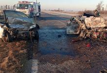 Una de las víctimas murió en el impacto, mientras que las otras 4 fallecieron calcinadas.