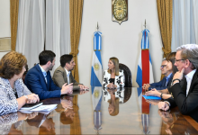 Stratta recibió al ministro Nicolás Trotta