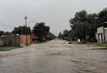 La tormenta azotó a Gualeguaychú, anegando calles y también a Pueblo General Belgrano.