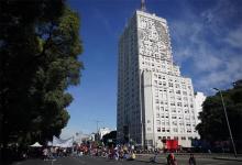 Imagen de archivo de la protesta de los movimientos sociales frente al Ministerio de Desarrollo Social.