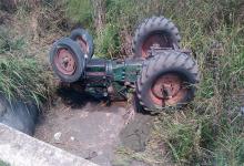 tractor accidentado