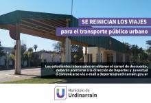 transporte interurbano Urdinarrain