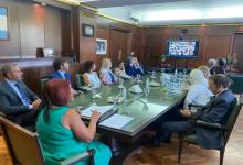 Reunión de la presidenta de Casación Ana María Figueroa con representantes de Tribunales Orales Federales.