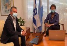 Embajador Sergio Urribarri y su par israelí en Argentina, Galit Ronen