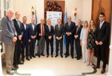 Urribarri junto a miembros de la CCAI