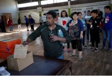 votación presidencial en Uruguay