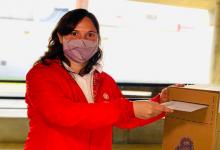 Lucía Varisco votando
