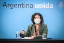 Carla Vizzotti conferencia de prensa