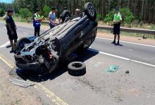 Una niña de 11 años lamentablemente perdió la vida tras volcar en un automóvil en la Autovía 14, a la altura de Federación.