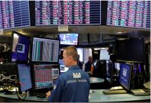 El New York Stock Exchange (NYSE) en Wall Street 