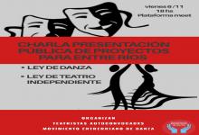 Ley de Danza y Ley Teatro Independiente