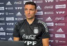 Lionel Scaloni dijo que pondrá “lo mejor” ante Venezuela, pero no confirmó el equipo