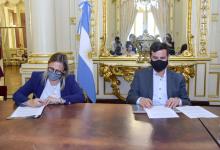 La Agencia Nacional de Discapacidad y la provincia firmaron un convenio para equipamiento