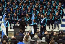 Rumbo a París 2024: Javier Milei hizo entrega de la bandera a los atletas argentinos