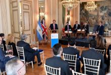 Bordet se reunió con empresarios árabes y británicos para ampliar los mercados