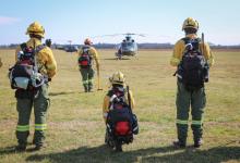 Con cuatro operativos continúa el combate de incendios en islas del Delta