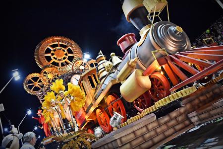 Marí Marí (Club Central Entrerriano) abrirá esta cuarta noche del Carnaval del País en el Corsódromo de Gualeguaychú. Fotografía: Prensa del Carnaval.