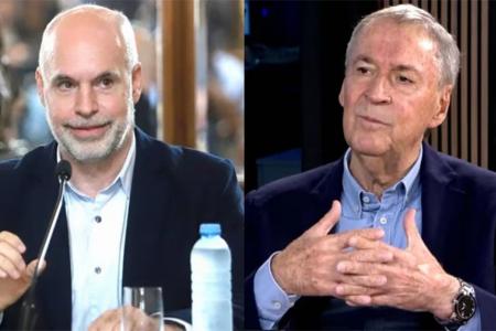 Horacio Rodríguez Larreta y Juan Schiaretti.