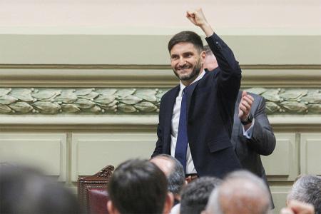 Imagen de archivo del gobernador de Santa Fe, Maximiliano Pullaro.