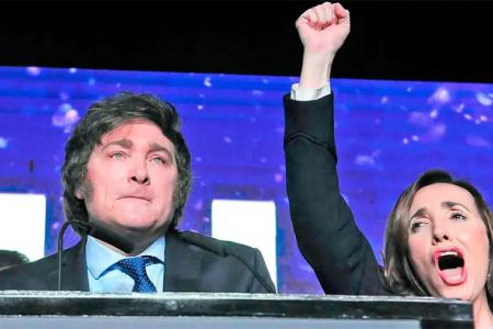 Javier Milei y Victoria Villarruel.
