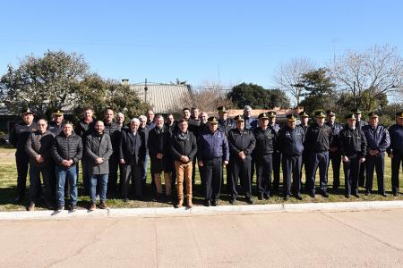 Los intendentes y autoridades policiales se reunieron en Colonia Elía para abordar estrategias comunes para consolidar la seguridad ciudadana.